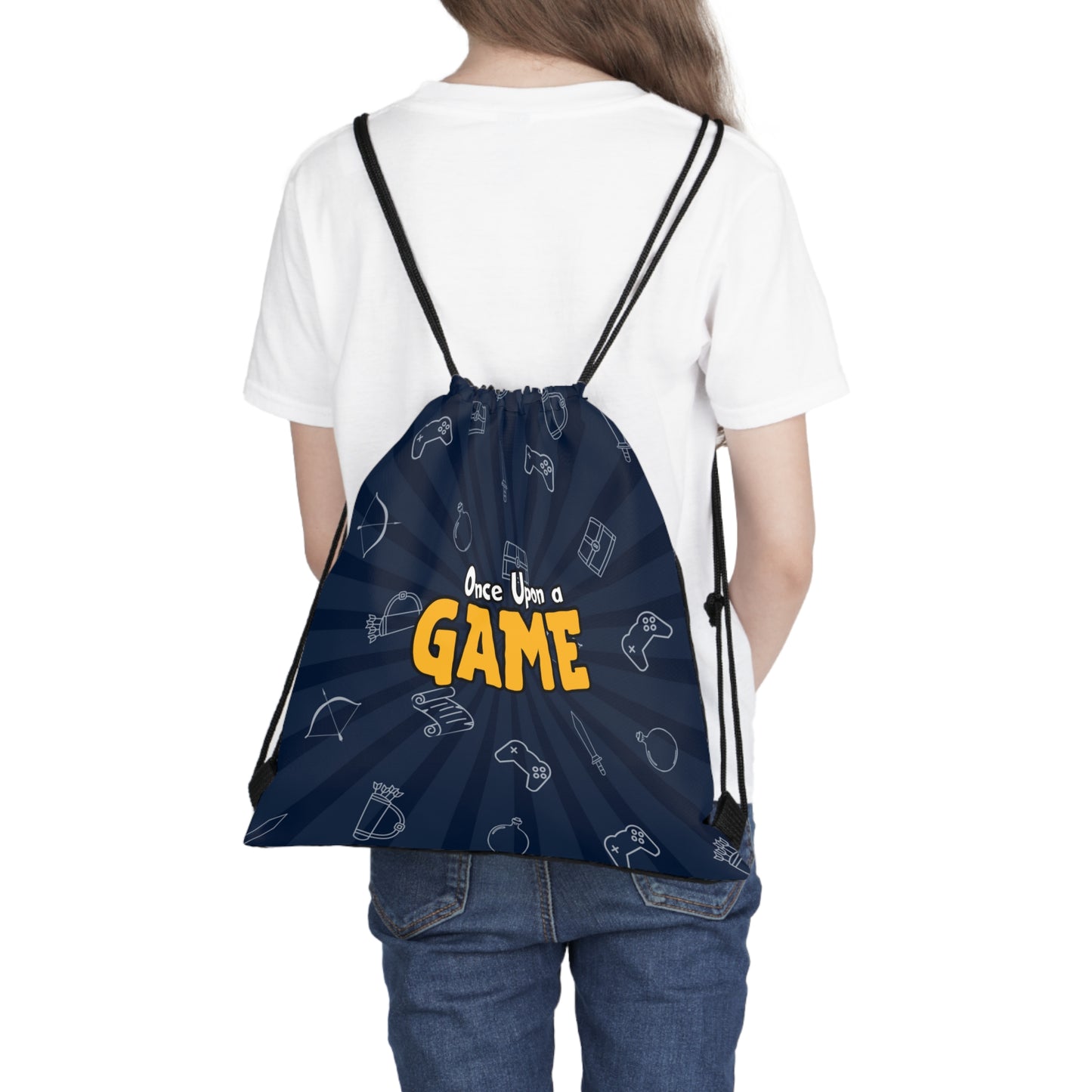 Gamer Drawstring Bag